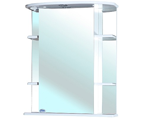 Зеркальный шкаф Bellezza Магнолия 55 R 4612708001010 с подсветкой Белый