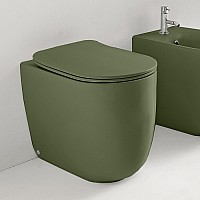 Унитаз напольный приставной, безободковый Kerasan Nolita 531811