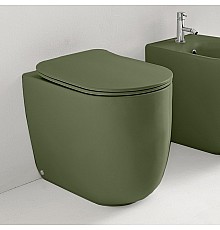 Унитаз напольный приставной, безободковый Kerasan Nolita 531811