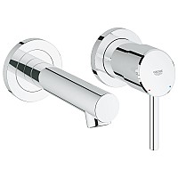Смеситель Grohe для раковины на 2 отверстия, настенный 19575001
