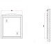Зеркало BelBagno BB01S/PBA