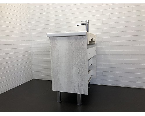 Тумба с раковиной Comforty Никосия 70Н 00-00005793 Дуб белый