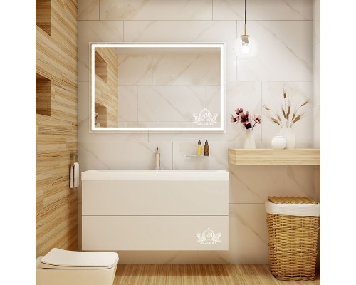 Зеркало Art&Max Monza AM-Mon-1200-800-DS-F с подсветкой с сенсорным выключателем