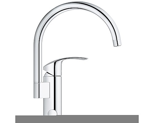 Смеситель Grohe однорычажный для мойки 33202002