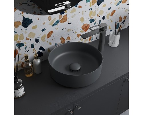 Донный клапан Iddis Optima Home OPHGM00i88 click-clack Серый матовый