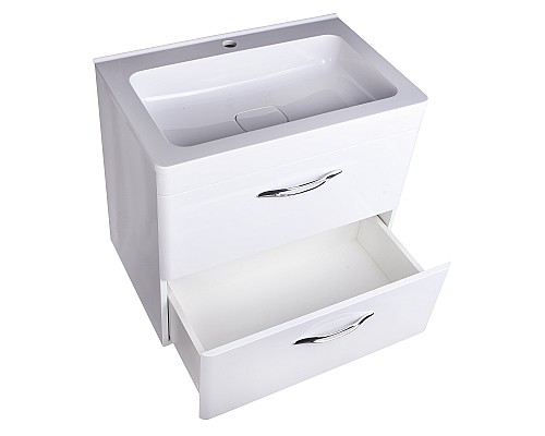 Тумба под раковину подвесная Style Line Каре 70 СС-00002269 белая