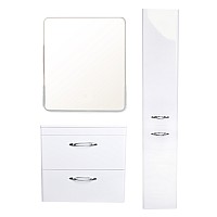 Тумба под раковину подвесная Style Line Каре 70 СС-00002269 белая