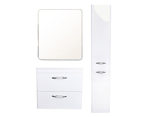 Тумба под раковину подвесная Style Line Каре 70 СС-00002269 белая