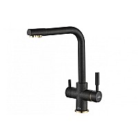 Смеситель для кухни ZORG Steel Hammer SH 552 BLACK BR