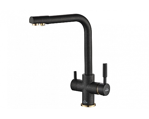 Смеситель для кухни ZORG Steel Hammer SH 552 BLACK BR