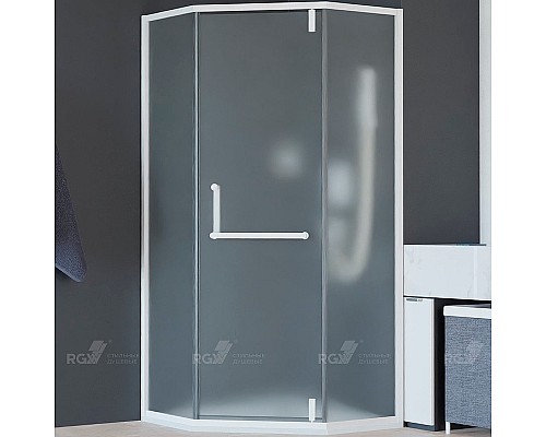 Душевой уголок RGW Hotel HO-084W 100х100 350608400-25 Белый -сатинат