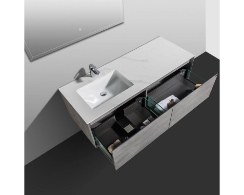 Комплект мебели для ванной Black&White Universe 909U1500 подвесной Пепельный