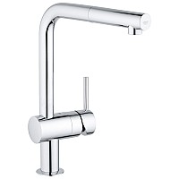 Смеситель Grohe однорычажный для мойки с выдвижнымом 32168000