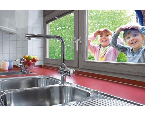 Смеситель Grohe однорычажный для мойки с выдвижнымом 32168000