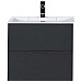 Тумба под раковину Aquanet Алвита 60 183991 подвесная Серый антрацит