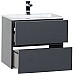 Тумба под раковину Aquanet Алвита 60 183991 подвесная Серый антрацит