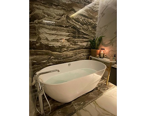 Ванна из искусственного камня Castone Эдем 170x80 Белая Ванна из искусственного камня Castone Эдем 170x80 Белая