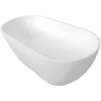 Ванна из искусственного камня Castone Эдем 170x80 Белая