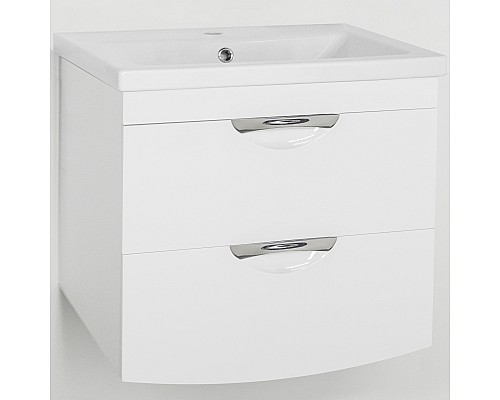Тумба под раковину Style Line подвесная Жасмин 57 ЛС-00000728 белая