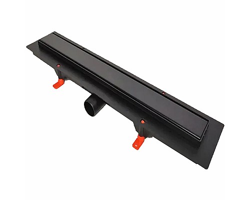 Душевой лоток Veconi Klasik Black 950 V950KB с Черной матовой решеткой / под плитку