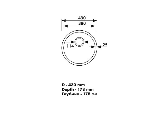 Мойка кухонная KAISER KSM-4300