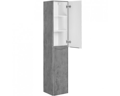 Шкаф пенал Vincea Paola 35 VSC-2P170BT-L подвесной Beton