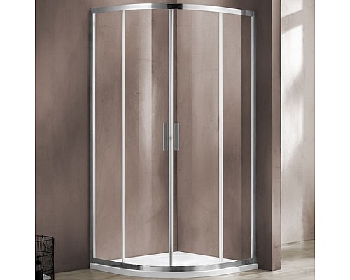 Душевой уголок Vincea Garda 100x100 VSQ-1G100CL профиль Хром стекло прозрачное