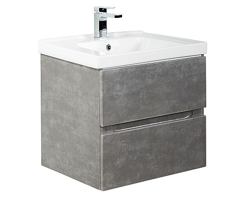 Тумба под раковину Art&Max AM-Techno-600-2C-SO-FC305 подвесная Айс Какао