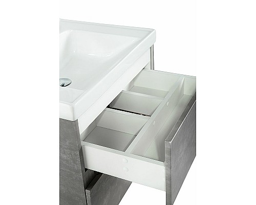 Тумба под раковину Art&Max AM-Techno-600-2C-SO-FC305 подвесная Айс Какао