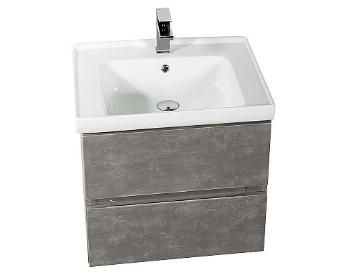 Тумба под раковину Art&Max AM-Techno-600-2C-SO-FC305 подвесная Айс Какао