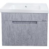 Тумба под раковину Bellezza Грейс 70 4630811190483 подвесная Скала серая