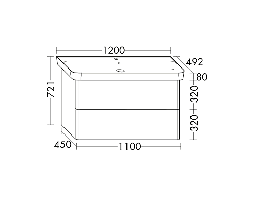 Тумба с раковиной Burgbad Iveo 120 SFEN120F2835G0161C0001*1 подвесная Дуб меринос Тумба с раковиной Burgbad Iveo 120 SFEN120F2835G0161C0001*1 подвесная Дуб меринос