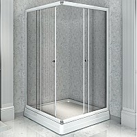 Душевой уголок Radomir 100x90 R 1-03-1-2-0-1210 с поддоном Белый