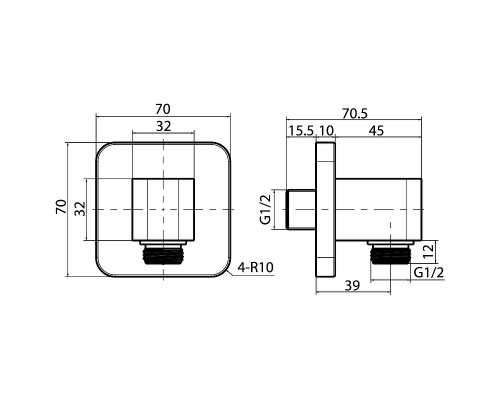 Шланговое подключение Iddis Slide SLIBL00i62 Черное матовое