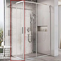Душевая дверь Ravak Blix Slim BLSRV2K-80 X1XM40C00Z1 профиль Хром стекло Transparent