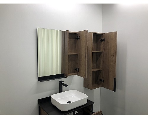 Зеркало со шкафом Comforty Кельн 75 00004149061 Дуб темный