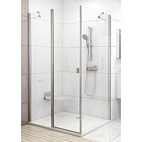 Душевой уголок Ravak Chrome 9QVA0100Z1 100 белый прозрачный