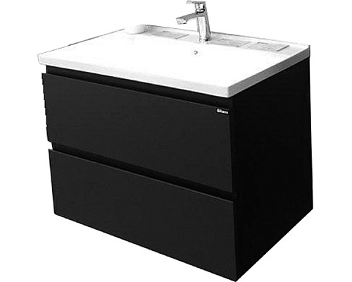 Тумба с раковиной Orans BC-4023-800 4023800З Бархатистый черный