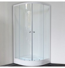 Душевой уголок Royal Bath HKD 100х100 RB 100 HKD-T профиль Белый стекло прозрачное