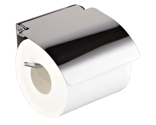 Держатель туалетной бумаги Haiba HB504 с крышкой Хром