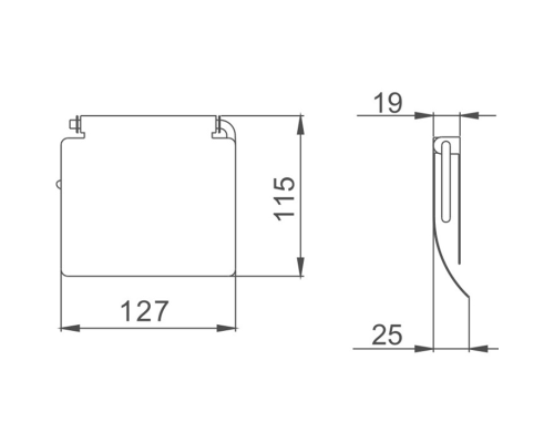 Держатель туалетной бумаги Haiba HB504 с крышкой Хром