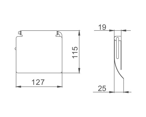 Держатель туалетной бумаги Haiba HB504 с крышкой Хром