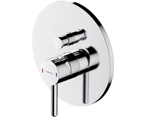 Смеситель для душа скрытого монтажа Omnires Y Y1235CR хром