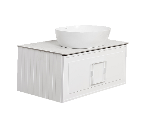 Столешница La Fenice Granite Gray Structural 80 см, Белая