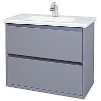 Тумба под раковину Bellezza Лоренцо 60 4639109270364 подвесная Серебро