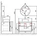 Тумба под раковину Jorno Wood 80 wood.01.80/P/W подвесная Белая
