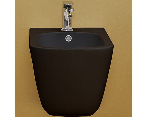 Биде Kerasan Tribeca 512531 подвесное Черное матовое