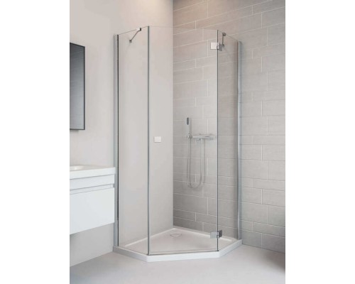 Комплект душевых стенок Essenza New PTJ 80 Walls 800x2000 chrome/transparent/6mm