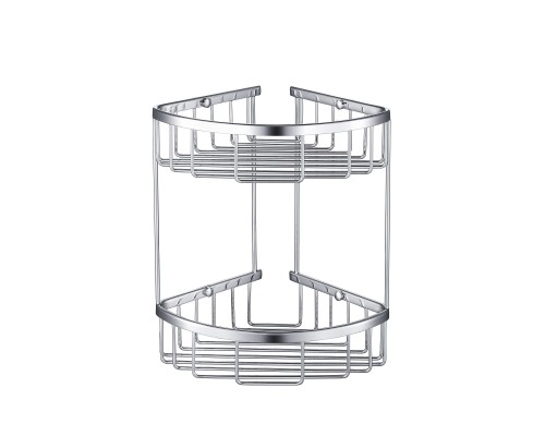 Полка угловая двойная Timo Nelson 150082/00 хром