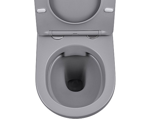 Унитаз Vincea Globo VT1-14SMG подвесной Серый матовый с сиденьем Микролифт